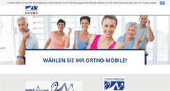 Desktop Screenshot of orthomobile.de